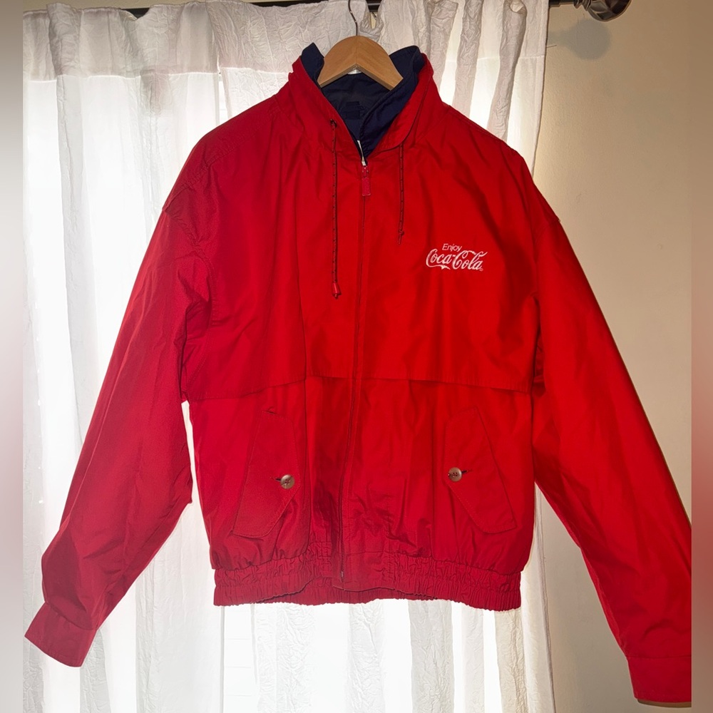 Vintage Coca-Cola windbreaker coat
